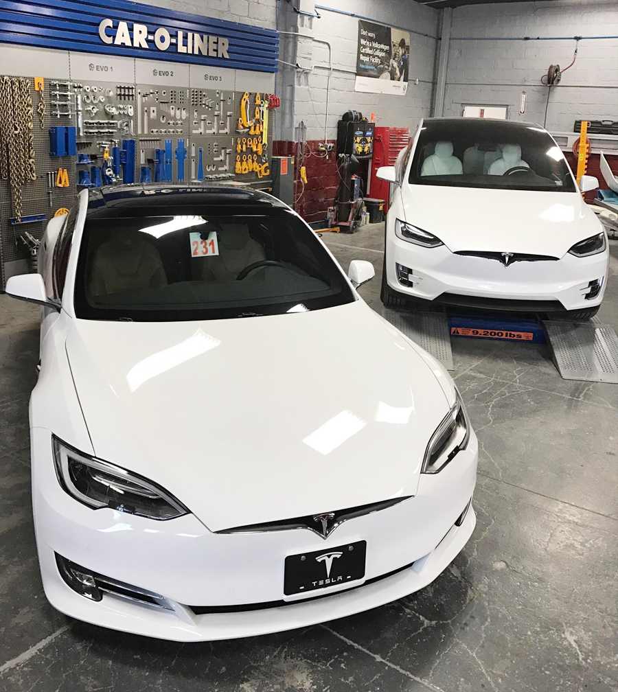 Certified Collision Long Island body shop specializes in Tesla certified collision repair with free Tesla collision towing from the East End and the Hamptons on Long Island.