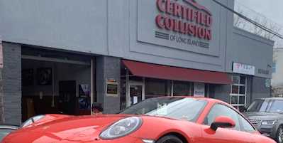 Certified Collision of Long Island, in Freeport, NY is our Tesla Certified partner shop.